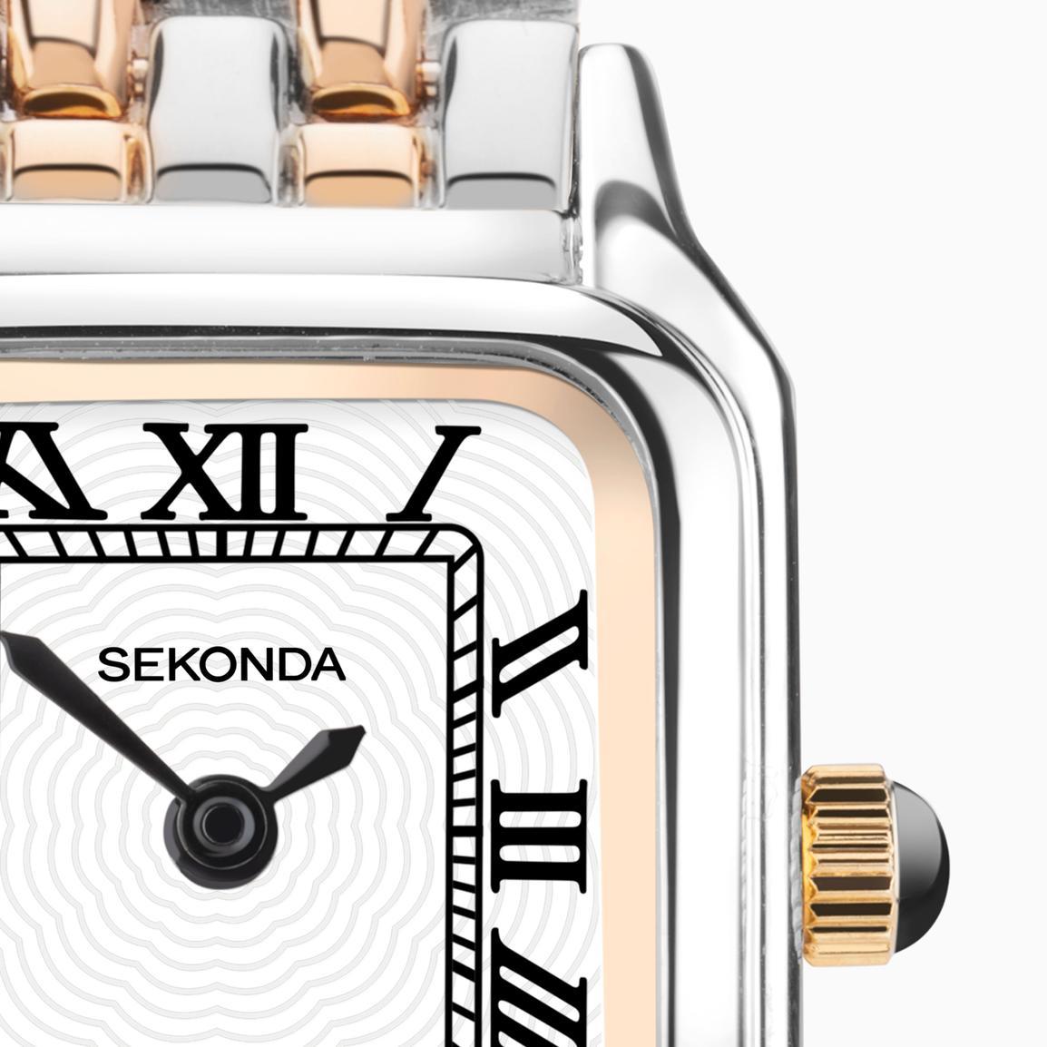 Sekonda Monica Ladies Watch | Two Tone Alloy Case & Bracelet